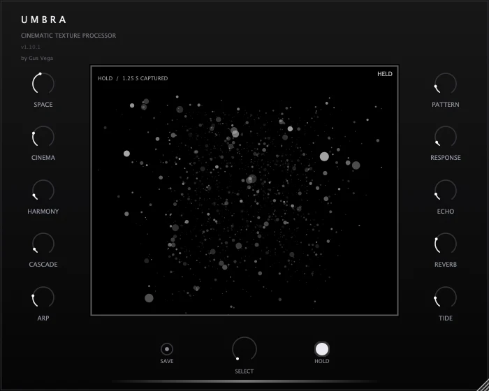 UMBRA audio plug-in interface